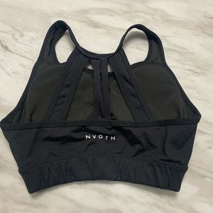 NVGTN black sports bra